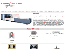 Tablet Screenshot of lasertabs.com